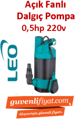 LEO LKS-400PW 0.5hp 220v Açık Fanlı Dalgıç Pompa