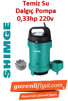 SHIMGE QT25 0.33HP 220V Drenaj Keson Kuyu Dalgıç Pompa