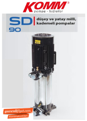STAR SD 90/6 T 3.HP 380V DÜŞEY MİLLİ ÇOK KADEMELİ SESSİZ POMPA