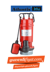 ATLANTİS DRN 17-0.75M 1.HP 220V YÜKSEK İRTİFALI TEMİZ SU DALGIÇ POMPA