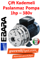 EBARA 2CDX 70/10 380V 1HP 380v Çift Kademeli Paslanmaz Çelik Santrifüj Pompa-AISI 304