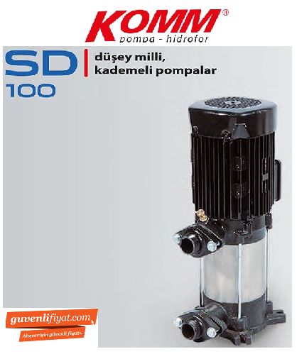 STAR SD 100/7 T 7.5 HP 380V DÜŞEY MİLLİ ÇOK KADEMELİ SESSİZ POMPA