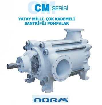 Norm CM 32/8      2.2 kW  380V   Yatay Milli Çok Kademeli Santrifüj Pompa (1450 d/dk)