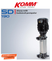 STAR SD 190-6 25.HP 380V DÜŞEY MİLLİ ÇOK KADEMELİ SESSİZ POMPA