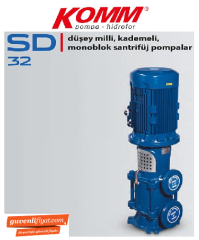 STAR SD 32/5 10.HP 380V DÜŞEY MİLLİ ENDÜSTRİYEL TİP ÇOK KADEMELİ SESSİZ POMPA