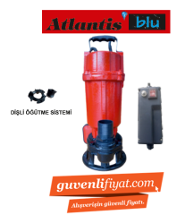 ATLANTİS OGUTUCU 1.1T- 1.5 HP 380V TAM ÖĞÜTÜCÜ PARÇALAYICI FOSEPTİK DALGIÇ POMPA