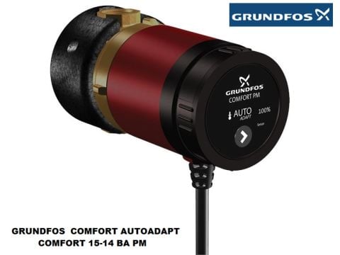 GRUNDFOS  COMFORT AUTOADAPT  COMFORT 15-14 BA PM  BRONZ GÖVDELİ TEK HIZLI RE-SİRKÜLASYON POMPASI - KULLANIM SUYU SICAK SU POMPASI - BOYLER HATLARI İÇİN - 97916757