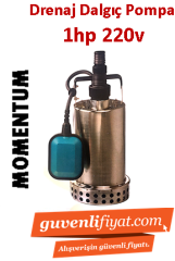 MOMENTUM PKS-750S 1hp 220v Paslanmaz Gövdeli Dalgıç Pompa