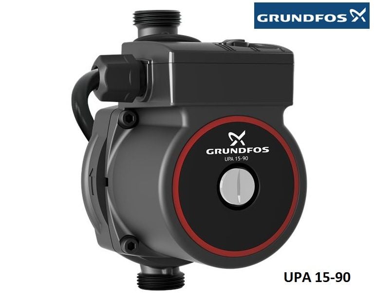 GRUNDFOS UPA 15-90 MİNİ EV HİDROFORU (GÜNEŞ ENERJİSİ SU BASINÇLANDIRMA POMPASI - SICAK SU RESİRKÜLASYONU) - 99538895