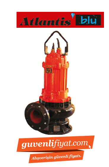 ATLANTİS 100WQ 19-11T 15 HP 380V YÜKSEK DEBİLİ FOSEPTİK DALGIÇ POMPA