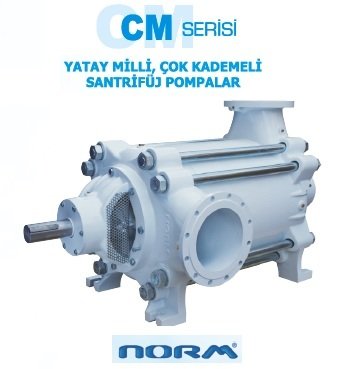 Norm CM 80/3      15 kW  380V   Yatay Milli Çok Kademeli Santrifüj Pompa (1450 d/dk)