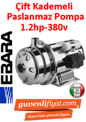 EBARA 2CD 70/12 380V 1.2HP Çift Kademeli Kmple Paslanmaz Çelik Santrifüj Pompa