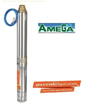 AMEGA 4 SB 8/11 -2HP-220V- 4'' MOTORLU DALGIÇ POMPA (MOTOR+POMPA) - vortex motorlu