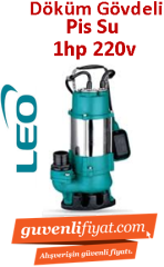 LEO XSP18-12/0.75l 1hp 220v Döküm Gövdeli Pis Su Dalgıç Pompa