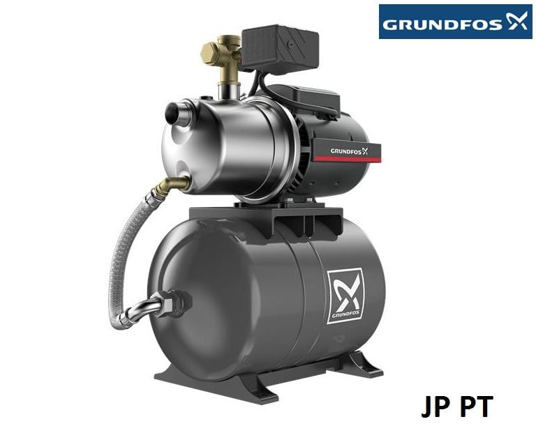 GRUNDFOS JP 4-47 PT-H  0.85kW 220V  KENDİNDEN EMİŞLİ PASLANMAZ ÇELİK JET POMPALI 20 LİTRE YATIK TANKLI KOMPAKT PAKET HİDROFOR - 99463875