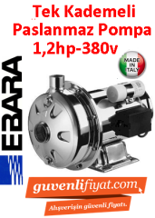 EBARA CD 200/12 380V 1.2HP Tek Kademeli Komple Paslanmaz Çelik Santrifüj Pompa