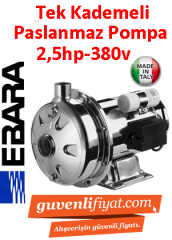 EBARA CD A 200/25 380V 2.5HP Tek Kademeli Komple Paslanmaz Çelik Santrifüj Pompa