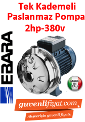 EBARA CDX A 120/20 380V 2HP Tek Kademeli Paslanmaz Çelik Santrifüj Pompa-AISI 304