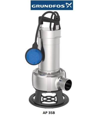 GRUNDFOS UNİLİFT AP 35B.50.08.3.V   1.04Hp 380V KOMPLE PASLANMAZ ÇELİK DRENAJ DALGIÇ POMPA - 96468193