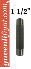 1 1/2\'\' 60CM SİYAH BORU NİPELİ