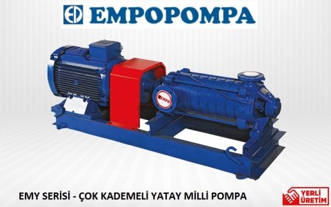 Empo  EMY-50/07      100 Hp  380V   Yatay Milli Çok Kademeli Santrifüj Pompa (3000 dev./dak.)