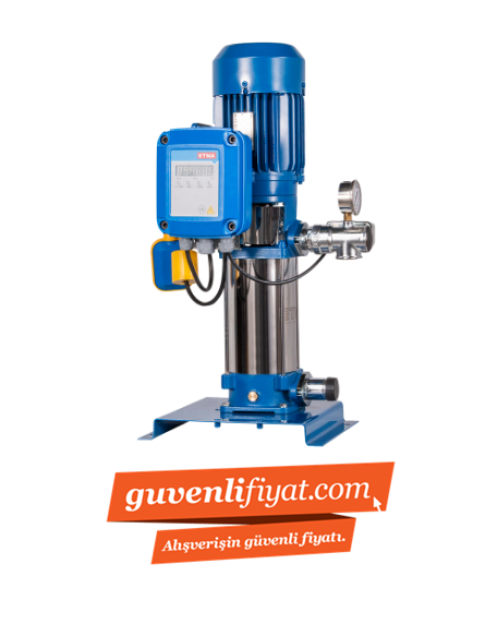 ETNA 1 KO 10/S7-22* - 3 HP TEK POMPALI ÇOK KADEMELİ DİK MİLLİ HİDROFOR