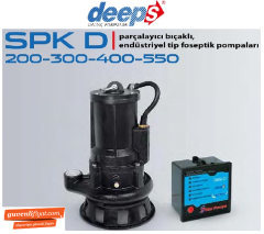 STAR SPK D 300 T 3.HP 380V PARÇALAYICI BIÇAKLI ENDÜSTRİYEL TİP FOSEPTİK DALGIÇ POMPA