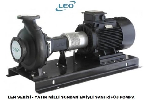 LEO  LEN125-80-200D     4 HP  380V   SONDAN EMİŞLİ  YATAY MİLLİ  SANTRİFÜJ POMPA