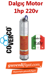 COVERCO 1HP 220V Elektrik motoru (motor)