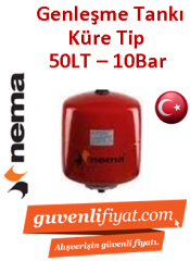 NEMA NEL 50Lt 10Bar Küre Genleşme-Hidrofor Tankı