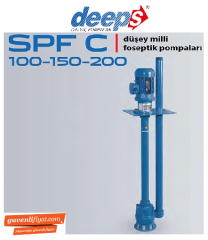 STAR SPF-C 100/2 M 1. HP 220V DÜŞEY MİLLİ FOSEPTİK POMPA