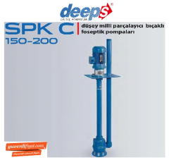 STAR SPK-C 150 M 1.5 HP 220V DÜŞEY MİLLİ PARÇALAYICI BIÇAKLI FOSEPTİK POMPA