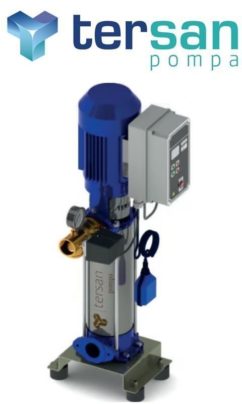 TERSAN, 1xTH 8-7, 3HP, 220V, TEK POMPALI, DÜŞEY MİLLİ, ÇOK KADEMELİ HİDROFOR