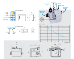 SANİCUBİC 1 WP - 32 Lt / 6 WC + 4 Ünite Foseptik Atık Su Transfer Ünitesi / TEK POMPALI BIÇAKLI MONOFAZE