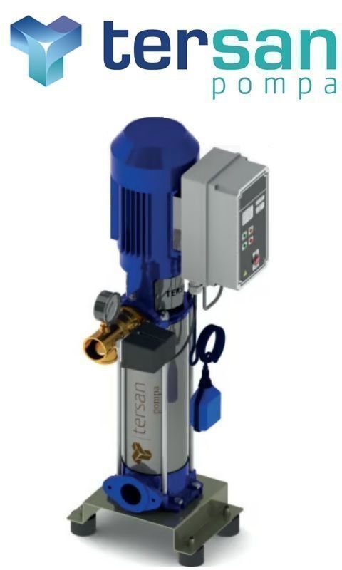 TERSAN, 1xTH 8-11, 4HP, 380V, TEK POMPALI, DÜŞEY MİLLİ, ÇOK KADEMELİ HİDROFOR