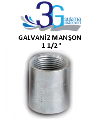 1 1/2 GALVANİZ MANŞON