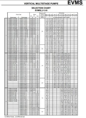 Ebara EVMSG3  6N5/0.55   0.75Hp 380V  Dikey Milli Çok Kademeli Paslanmaz Çelik İnline Pompa (Döküm Emiş Gövdesi)