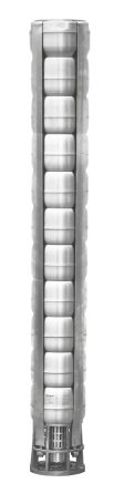 WATER SOUND WSP660/08 -15HP- 6'' KOMPLE PASLANMAZ KADEME (TEK POMPA)
