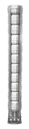 WATER SOUND WSP660/08 -15HP- 6'' KOMPLE PASLANMAZ KADEME (TEK POMPA)