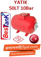 BEST 50LT 10Bar Yatık Tip Genleşme Tankı