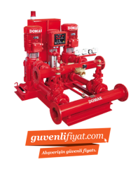 DOMAK 216Y-7 - 2X7.5 HP + JOKEY POMPALI ELEKTRİKLİ YANGIN HİDROFORU
