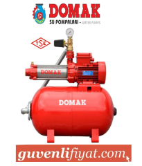 DOMAK 1205-7 TB 1.5 HP 380V 60 LT TANKLI ÇOK KADEMELİ SESSİZ PAKET HİDROFOR