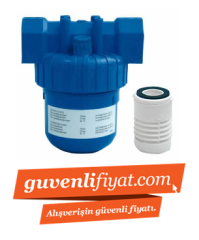 SU FİLTRESİ 1/2'' FİLTRE KABI 072Y. 50 MİCRON RENKLİ KOVAN
