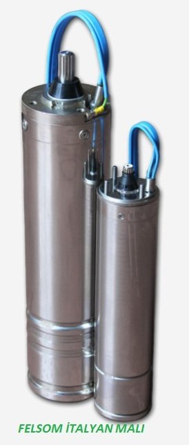 FELSOM FMO4 015M -1.5HP-220V-  4'' YAĞ SOĞUTMALI DALGIÇ MOTOR