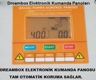 DREAMBOX EBT-SD 1500 - 12.5-15 HP 380V DALGIÇ VE SANTRİFÜJ  POMPA İÇİN  DİJİTAL KORUMA PANOSU