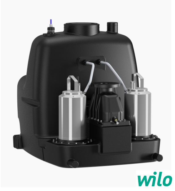 WİLO DRAİNLİFT XL2/20 - 2x4,9 KW İKİ POMPALI FOSEPTİK TAHLİYE CİHAZI