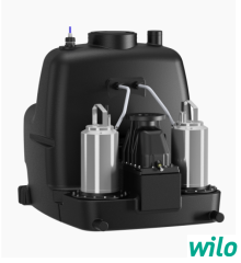 WİLO DRAİNLİFT XL2/20 - 2x4,9 KW İKİ POMPALI FOSEPTİK TAHLİYE CİHAZI