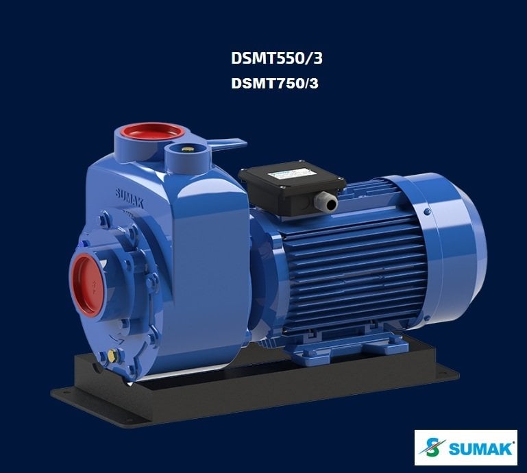 Sumak DSMT550/3   5.5Hp 380v Kendinden Klapeli Santrifüj Pompa