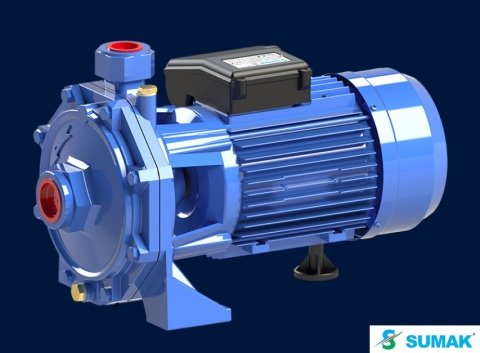 SUMAK SMKT 220  2.2 HP 380V ÇİFT KADEMELİ SANTRİFÜJ POMPA