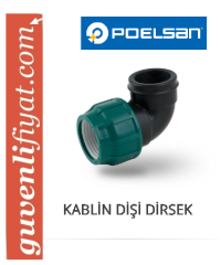 POELSAN 20x3/4'' KAPLİN DİŞİ DİRSEK